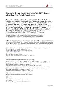 (ISIS): Design of the Energetic Particle Investigation