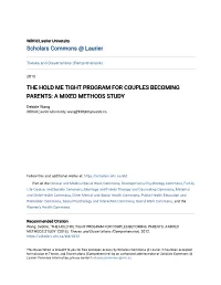 The Hold Me Tight Program for Couples Becoming Parents: a Mixed Methods Study