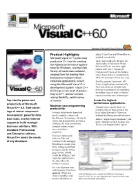 Visual C++ Is the Most Updated Immediately