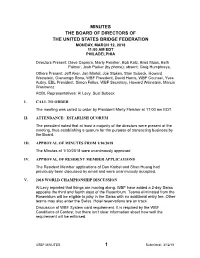 2018-3-12 Usbf Minutes