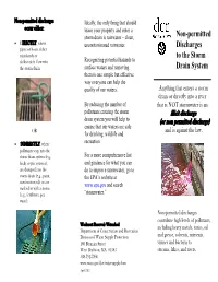Non-Permitted Discharges to the Storm Drain System