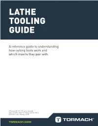 Lathe Tooling Guide