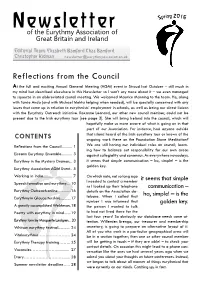 Newsletterof the Eurythmy Association of Great Britain and Ireland