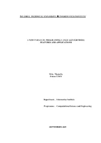 Computational Science and Engineering İSTANBUL TECHNICAL