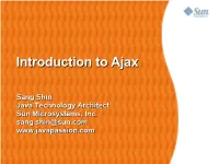 Introduction to Ajax