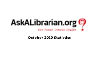 October 2020 Statistics