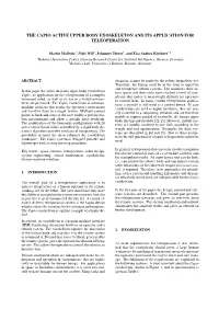 The Capio Active Upper Body Exoskeleton and Its Application for Teleoperation
