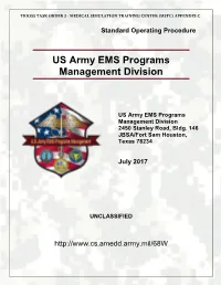 US Army EMS Programs Management Division