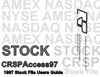 1997 Crspaccess97 Stock File Users Guide
