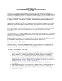 Final Report from the Abuse Response Team