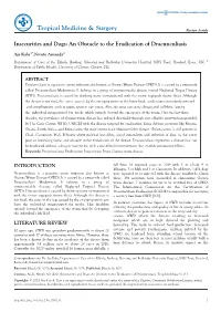 Insecurities and Dogs: an Obstacle to the Eradication of Dracunculiasis