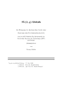 SL(2, Q)-Unitals