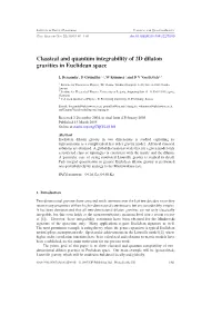 Classical and Quantum Integrability of 2D Dilaton Gravities in Euclidean Space