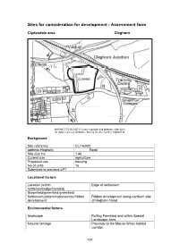 Technical Report 2: Site Assessments