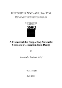 A Framework for Supporting Automatic Simulation Generation from Design