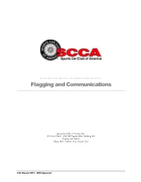 Flagging and Communications Manual