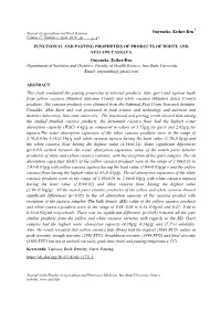 Functional and Pasting Properties of Products Of