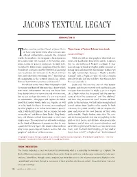 Jacob's Textual Legacy