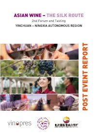 NINGXIA AUTONOMOUS REGION POST EVENT REPORT Introduction