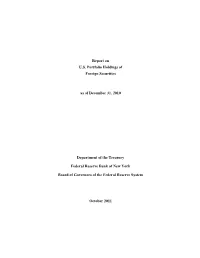 Report on U.S