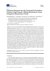 Sediment Transport Into the Swinomish Navigation Channel, Puget Sound—Habitat Restoration Versus Navigation Maintenance Needs