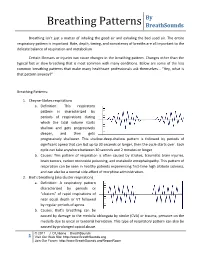 Breathing Patterns Breathsounds
