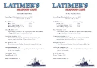 Day Breakfast Menu All Day Breakfast Menu
