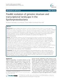Downloaded from the NCBI Genomes Gene-Specific Primers (Additional File 22: Table S13) and Porcelli Et Al