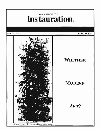 Ins Tauration