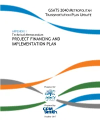 Project Financing and Implementation Plan TM