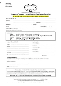 Rental Scheme Application (Website)