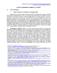 Sector Assessment (Summary): Vaccines