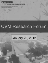 CVM Annual Research Forum and Litwack Lecture