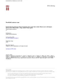 The Echo Science Case