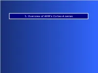 5. Overview of ARM's Cortex-A Series