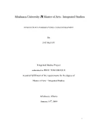 By JAY Mccoy Integrated Studies Project Submitted to PROF. TOM