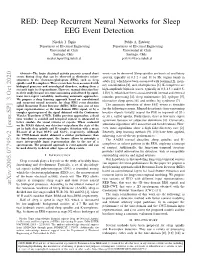 Deep Recurrent Neural Networks for Sleep EEG Event Detection