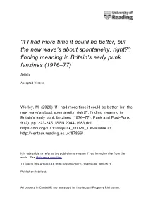 Finding Meaning in Britain's Earl