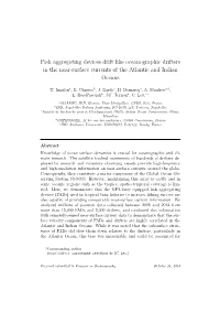 Fish Aggregating Devices Drift Like Oceanographic Drifters in the Near-Surface Currents of the Atlantic and Indian Oceans