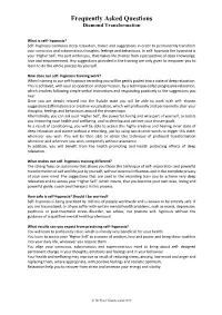Frequently Asked Questions Diamond Transformation
