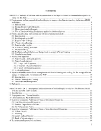 RESET CHAPTER 2: Development and Assessment of Methodologies to Improve Local Microclimate with the Use of RES Techniques