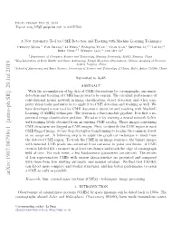 Arxiv:1907.08798V1 [Astro-Ph.SR] 20 Jul 2019 Keywords: Sun: Coronal Mass Ejections (Cmes) - Techniques: Image Processing