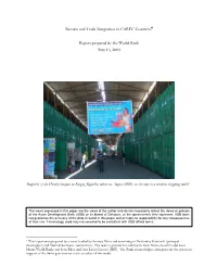 Bazaars and Trade Integration in CAREC Countries•