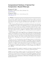 Computational Hardness of Optimal Fair Computation: Beyond Minicrypt