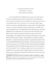 Conceptualism and the Notion of a Concept
