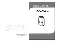 Dehumidifier