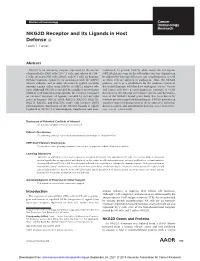 NKG2D Receptor and Its Ligands in Host Defense Lewis L