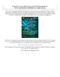 Numerical Ecology