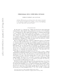 Perinormal Rings with Zero Divisors