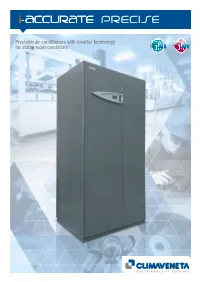 Precision Air Conditioners with Inverter Technology for Stable Room Conditions